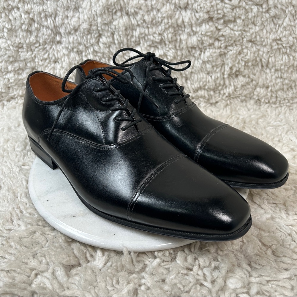 Florsheim Black Cap-Toe Oxford Dress Shoes
